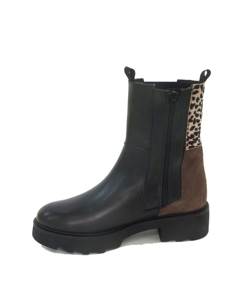RKS Botines Chelsea Mujer Negro 250645