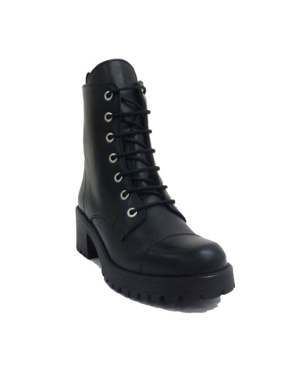 Botas militares RKS pretas para mulher