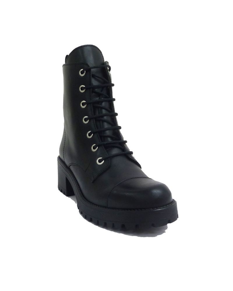Botas militares RKS negras de mujer