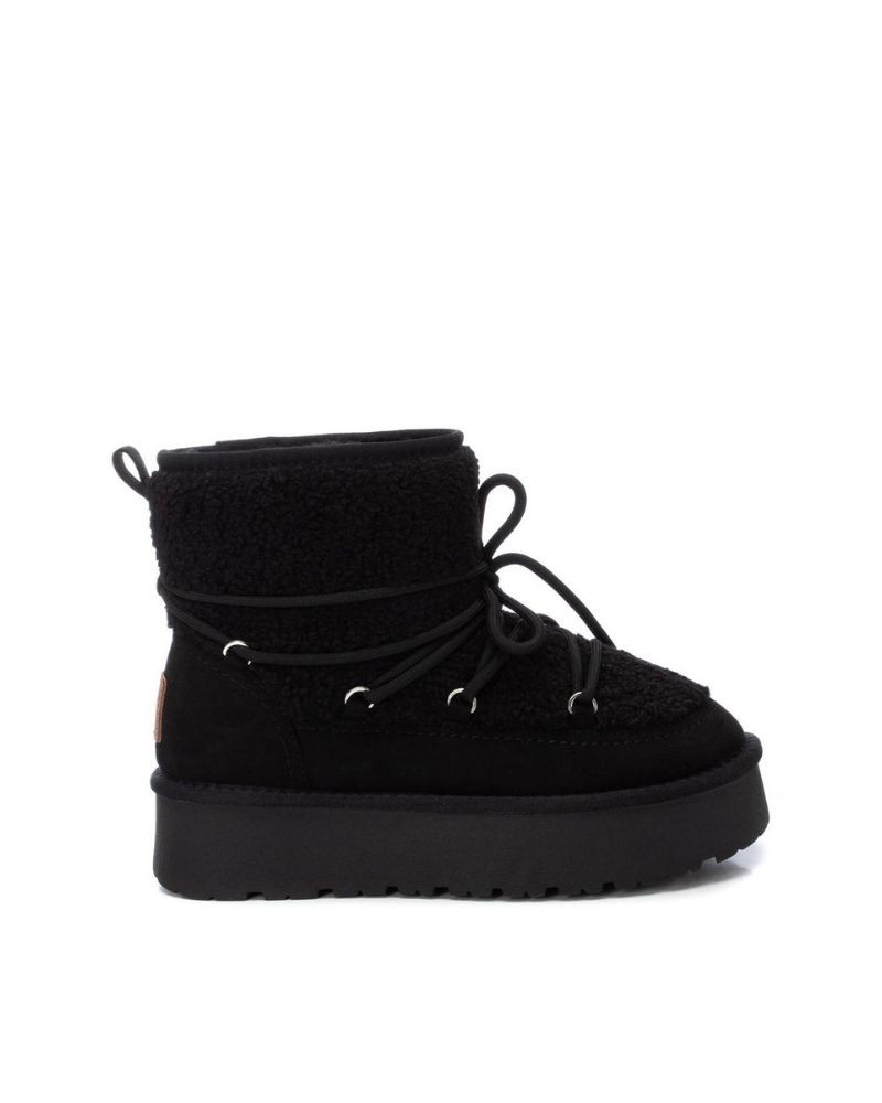 XTI Botines De pelo Mujer Negro 142941