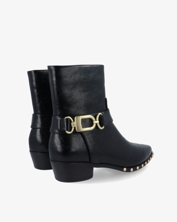 NOA HARMON Botines Cowboy Mujer Negro 9755