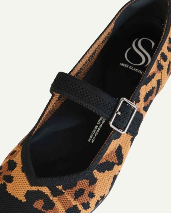 Miss Elastic Zapatos Bailarinas Mujer Marrón 76052