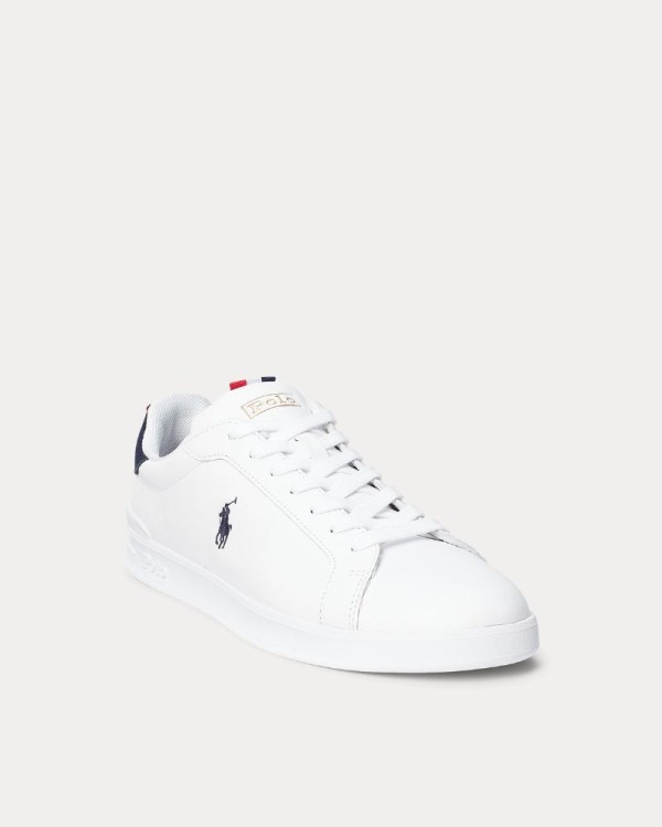 Sapatilhas Baixas Homem POLO RALPH LAUREN Branco 809860883 HERITAGE COURT