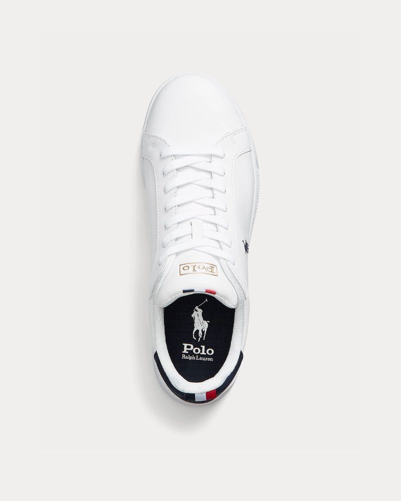 Sapatilhas Baixas Homem POLO RALPH LAUREN Branco 809860883 HERITAGE COURT