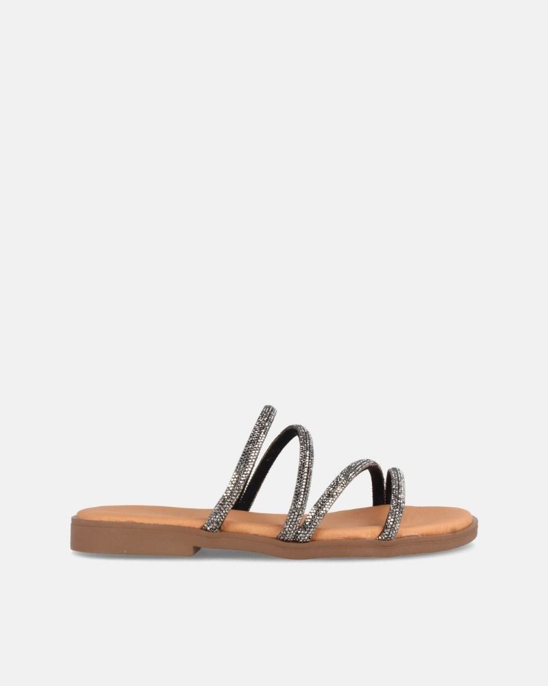  Sandalias Abiertas Mujer MARILA Negro DAKA