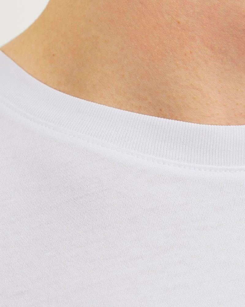 T-shirts Manga curta Homem JACK AND JONES Branco 12233999 ECORP