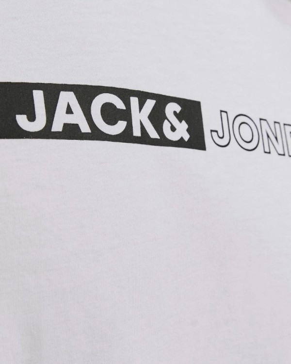 T-shirts Manga curta Homem JACK AND JONES Branco 12233999 ECORP