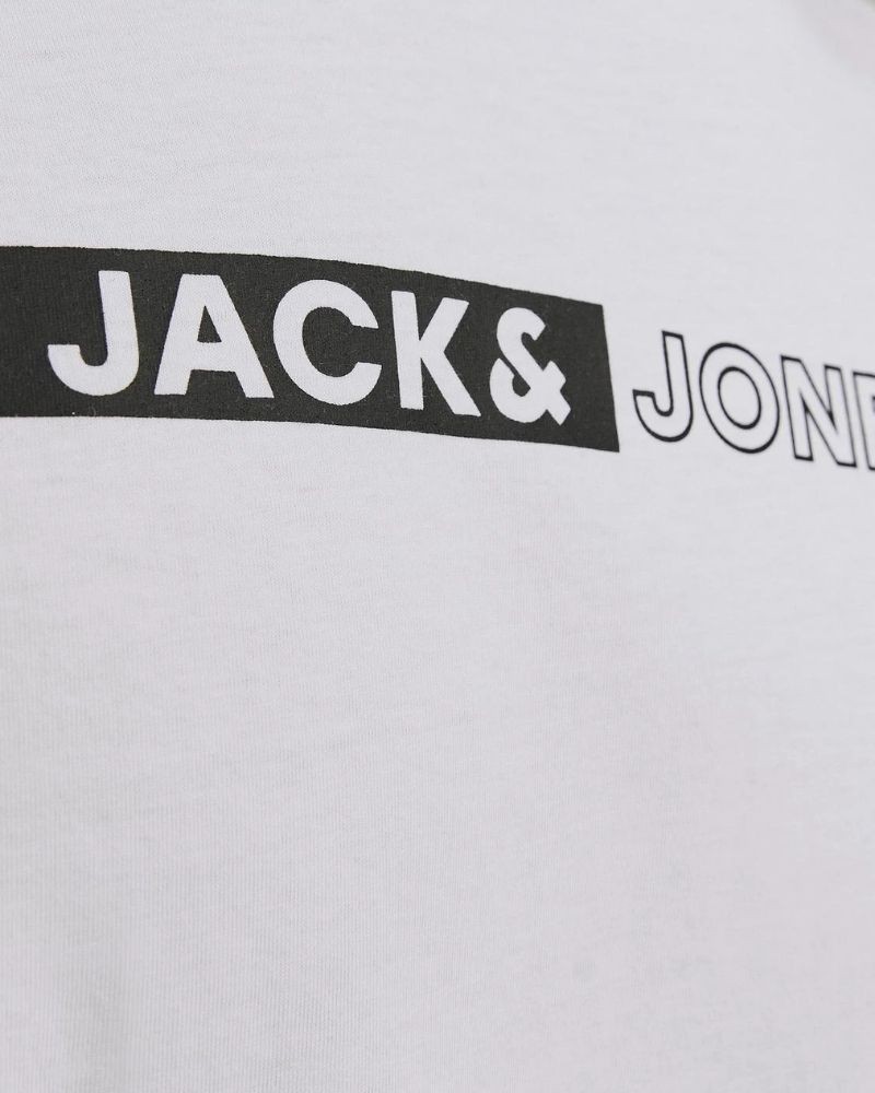 T-shirts Manga curta Homem JACK AND JONES Branco 12233999 ECORP