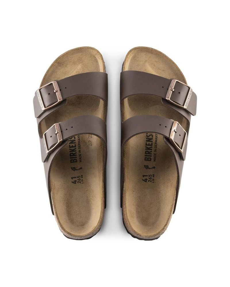 Sandálias Abertas Fascite Plantar Mulher BIRKENSTOCK Castanho 51703 ARIZONA