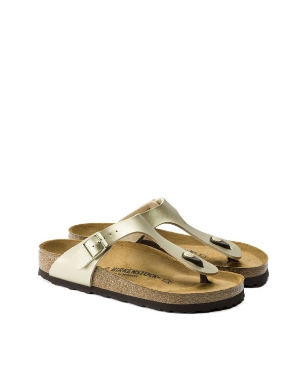 Sandalhas De dedo Mulher BIRKENSTOCK Ouro 1016108 GIZEH