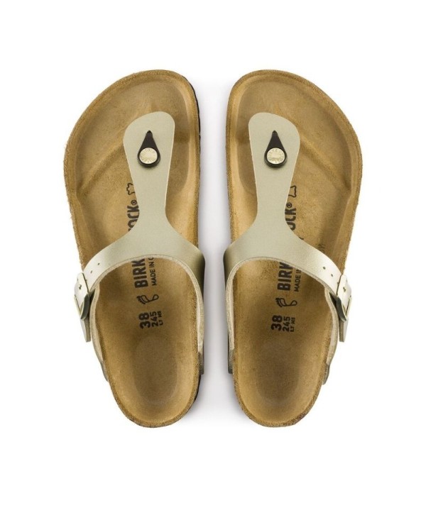  Sandalias De dedo Mujer BIRKENSTOCK Oro 1016108 GIZEH