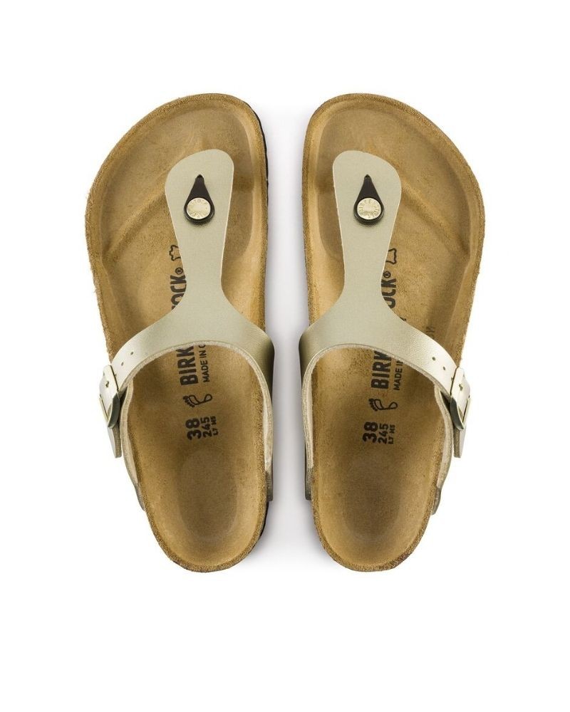 Sandalhas De dedo Mulher BIRKENSTOCK Ouro 1016108 GIZEH