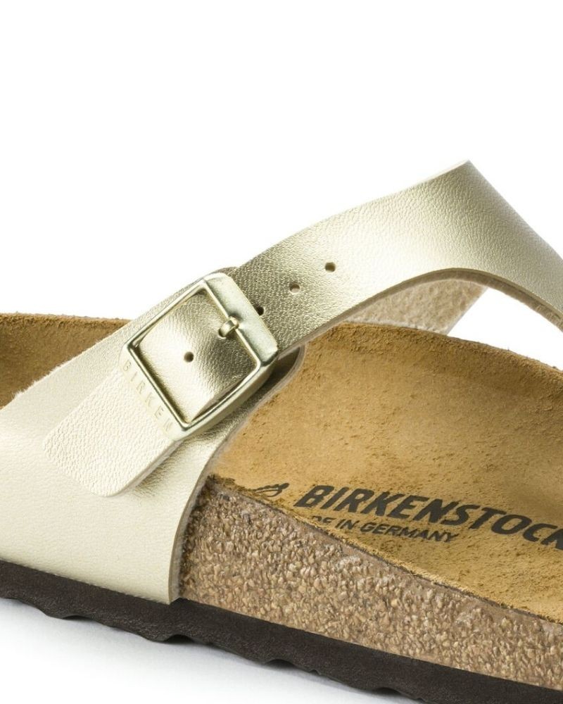  Sandalias De dedo Mujer BIRKENSTOCK Oro 1016108 GIZEH