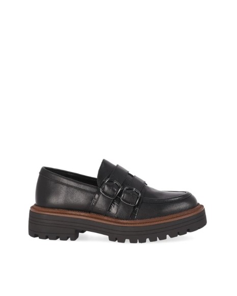 RKS Zapatos Mocasines Mujer Negro SOLERA 05