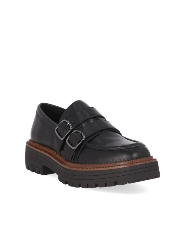 RKS Sapatos Mocassins Mulher Preto SOLERA 05