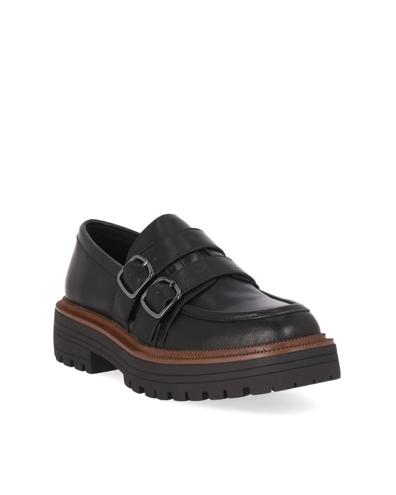 RKS Zapatos Mocasines Mujer Negro SOLERA 05