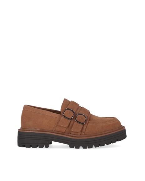 RKS Zapatos Mocasines Mujer Taupe SOLERA 05