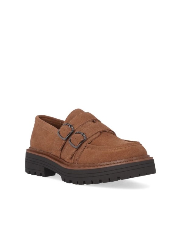 RKS Zapatos Mocasines Mujer Taupe SOLERA 05