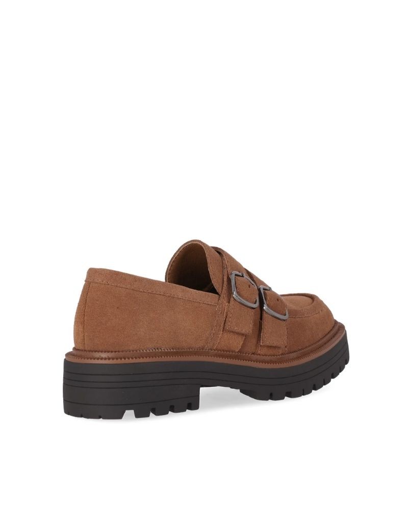 RKS Zapatos Mocasines Mujer Taupe SOLERA 05