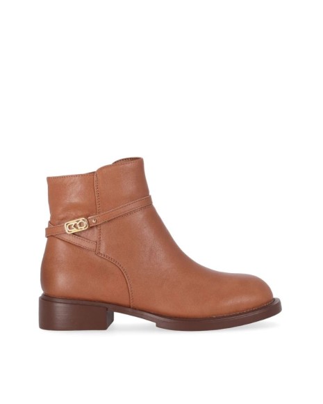 RKS Botines Mujer Marrón PRAGA 01