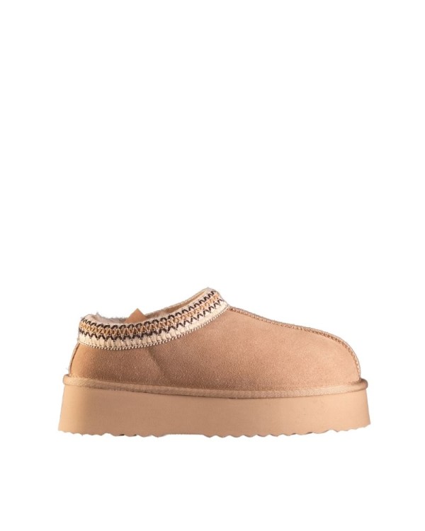 RKS Zapatos De pelo Australianas Mujer Taupe BERDUM 01 DS 1809