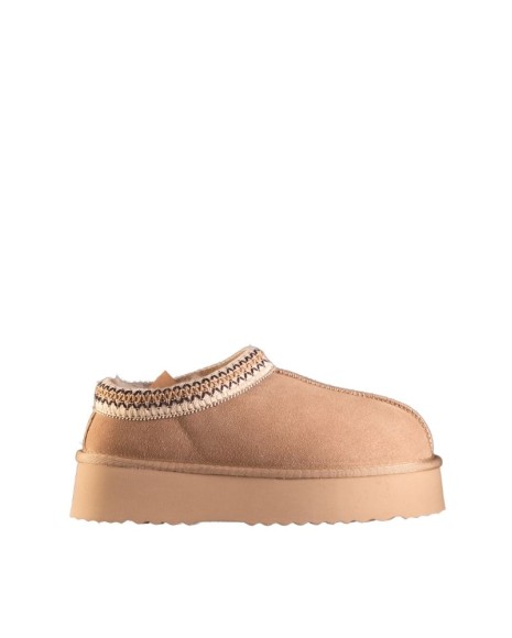 RKS Zapatos De pelo Australianas Mujer Taupe BERDUM 01 DS 1809