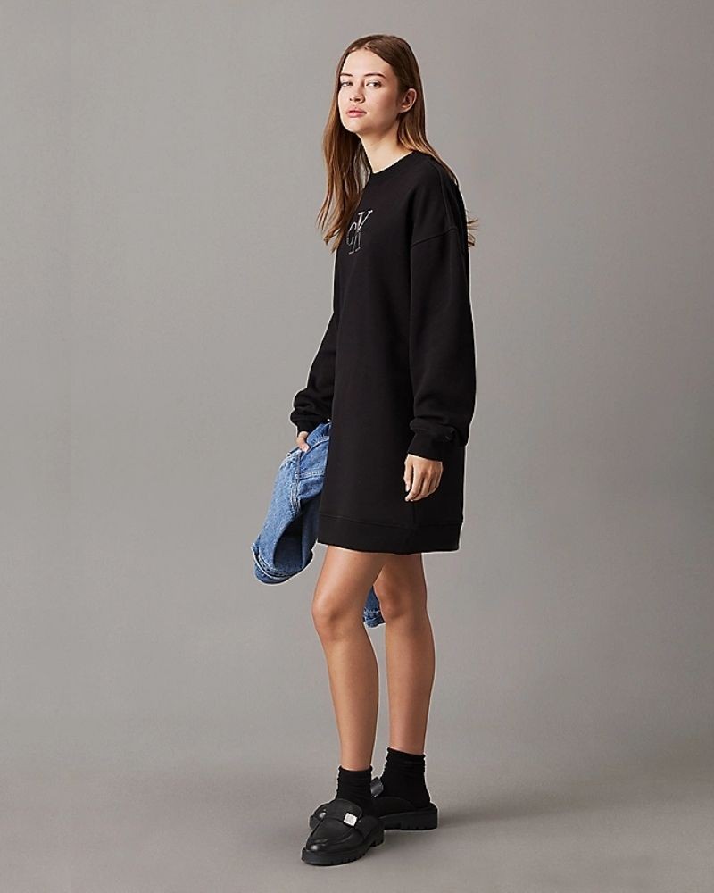 Vestidos Manga Comprida Mulher CALVIN KLEIN Preto J20J224834
