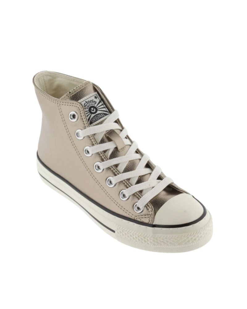 VICTORIA Zapatillas Altas Mujer Plata 1057106 Made In Spain.
