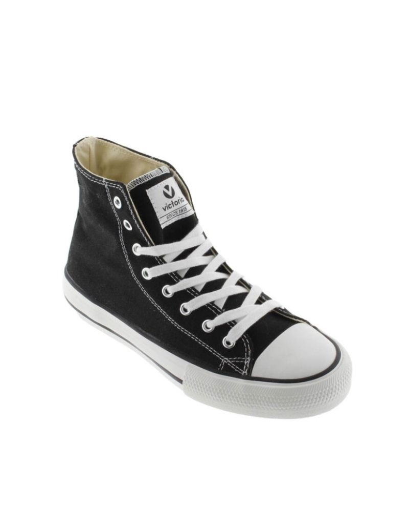 Zapatillas urbanas mujer negras Victoria Tribu
