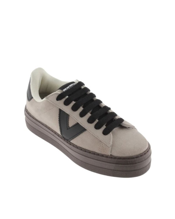 VICTORIA Zapatillas Bajas Mujer Beige 1092171 Made In Spain.