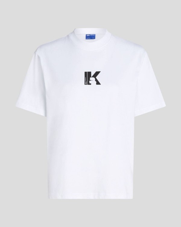 T-shirts Manga curta Mulher Karl Lagerfeld Branco A1W17031