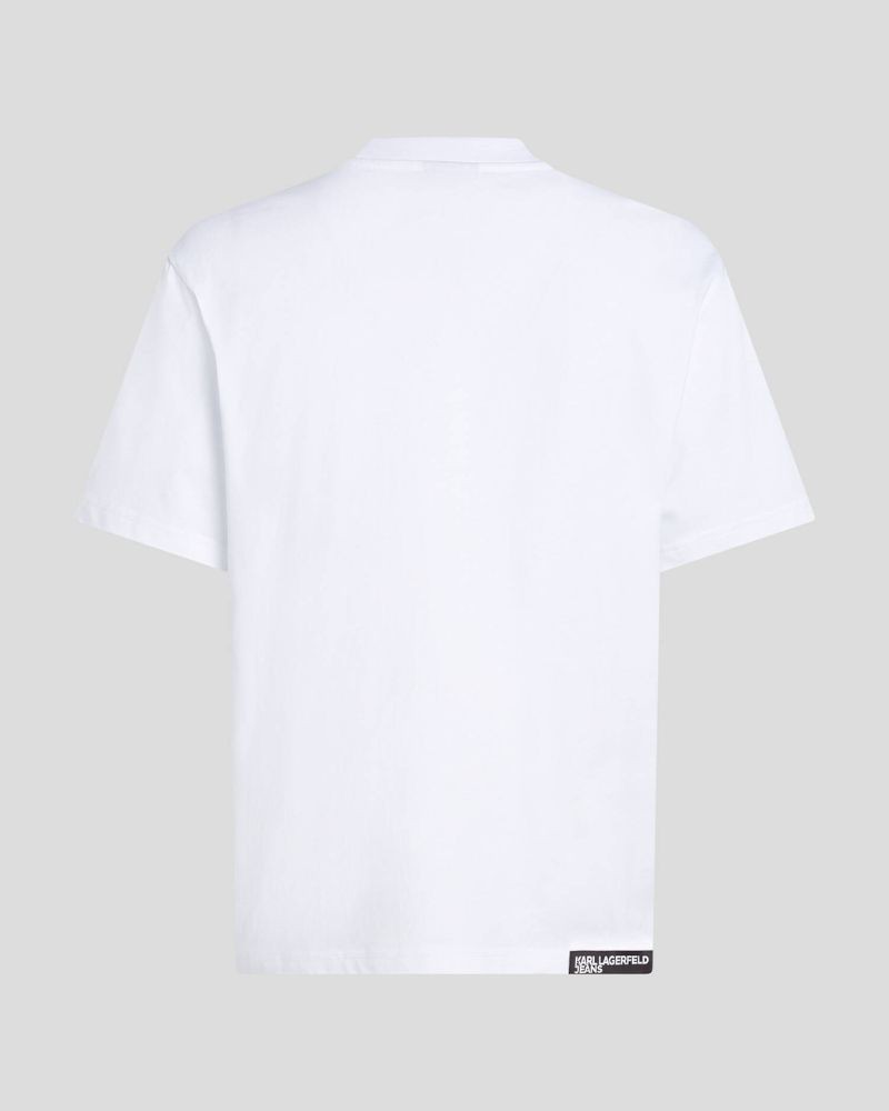 T-shirts Manga curta Mulher Karl Lagerfeld Branco A1W17031