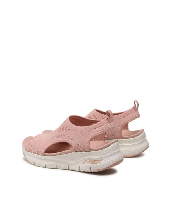 Sandálias Abertas Fascite Plantar Mulher SKECHERS Rosa 119236 ARCH FIT CITY CATCH