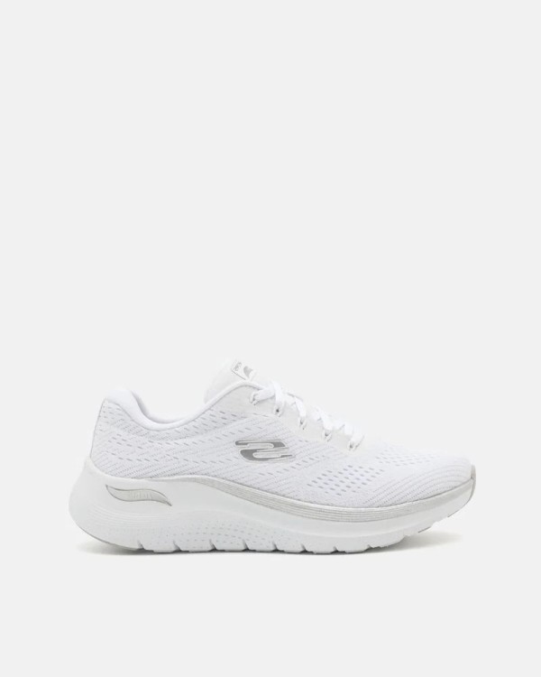 Sapatilhas Baixas Fascite Plantar Mulher SKECHERS Branco 150067 ARCH FIT 2.0 GLOW THE DISTANCE