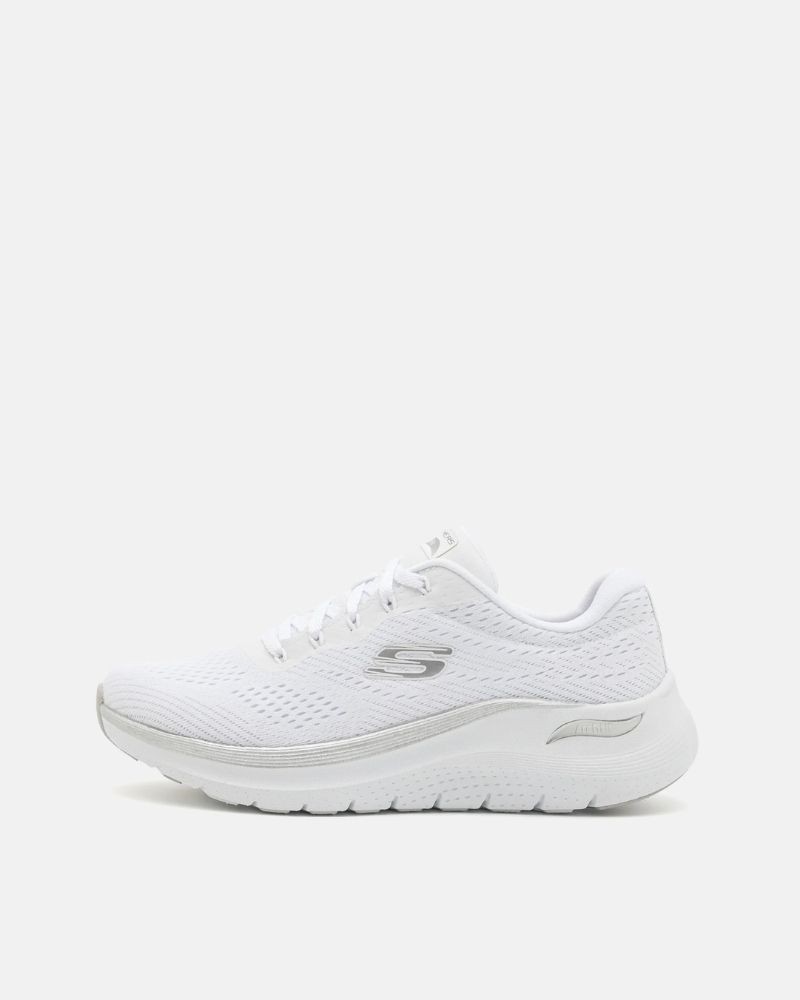  Zapatillas Bajas Fascitis plantar Mujer SKECHERS Blanco 150067 ARCH FIT 2 0 GLOW THE DISTANCE