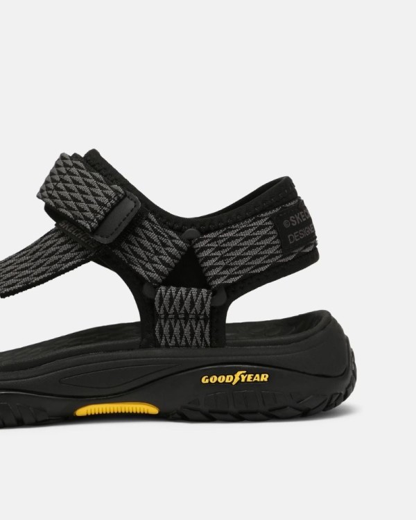  Sandalias Abiertas Hombre SKECHERS Negro 204351 RELAXED FIT LOMELL RIP TIDE