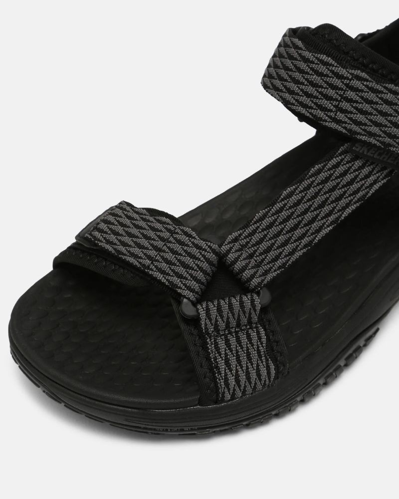  Sandalias Abiertas Hombre SKECHERS Negro 204351 RELAXED FIT LOMELL RIP TIDE