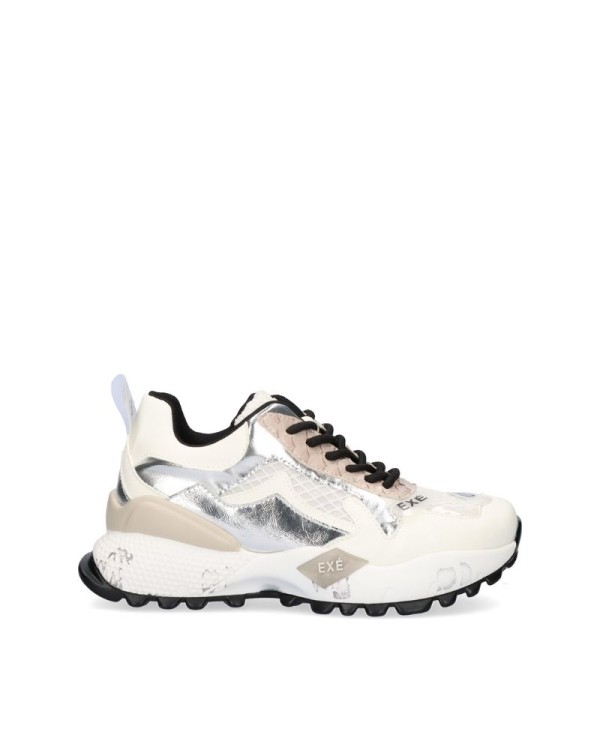  Zapatillas Bajas Mujer EXE Plata D190608 13