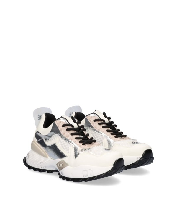  Zapatillas Bajas Mujer EXE Plata D190608 13