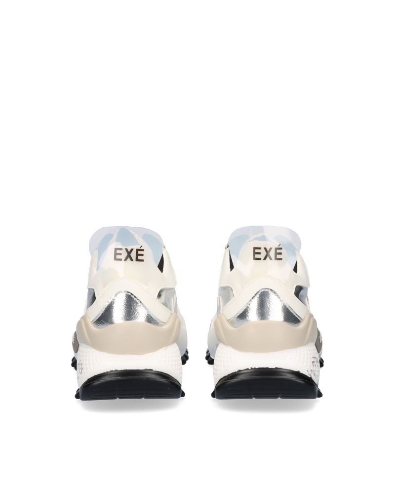  Zapatillas Bajas Mujer EXE Plata D190608 13