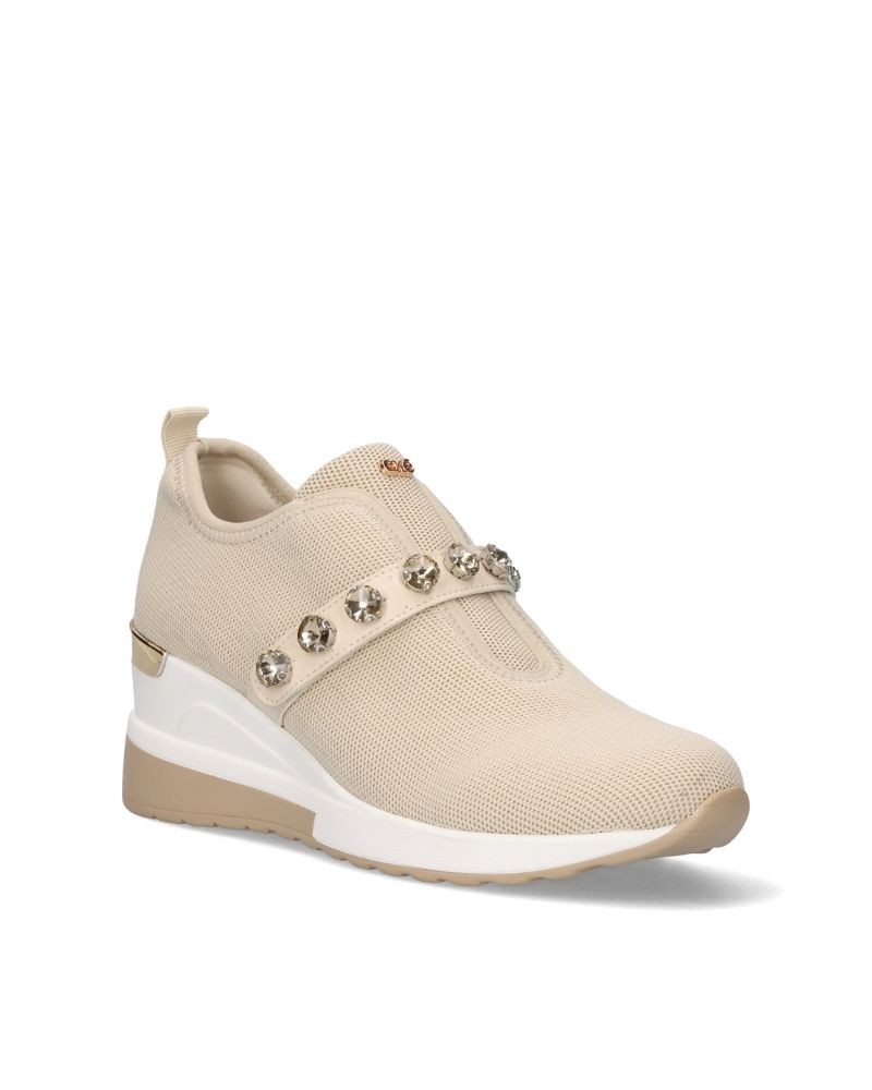 Zapatillas Bajas Mujer EXE Beige 34 51EX16