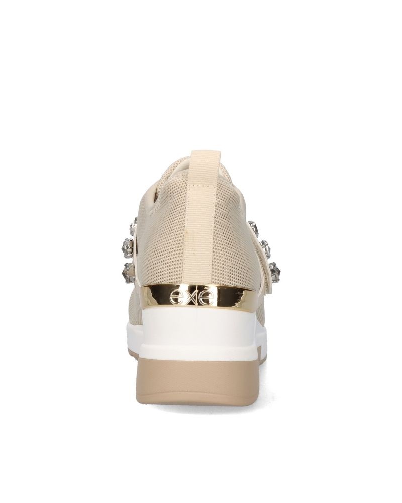 Zapatillas Bajas Mujer EXE Beige 34 51EX16
