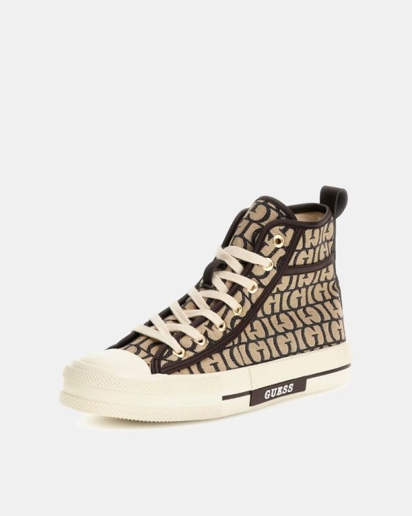  Zapatillas Bajas Mujer GUESS Marrón COLYN FLPCOL FAL12