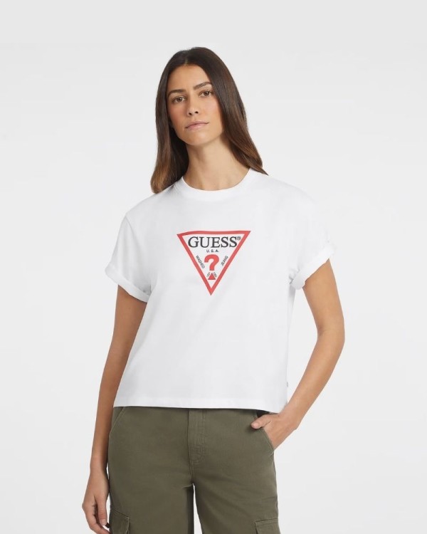  Camisetas Manga corta Mujer GUESS Blanco W4YI73 K8HM0