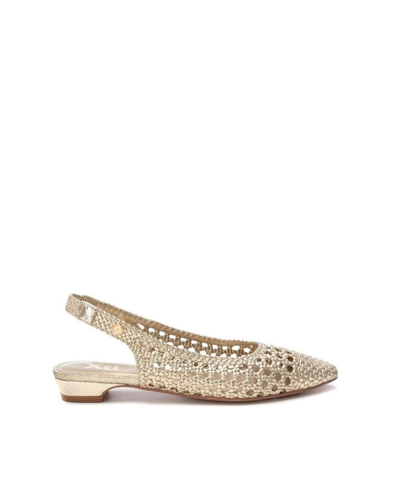 Sapatos Bailarinas Mulher XTI Dourado 143785