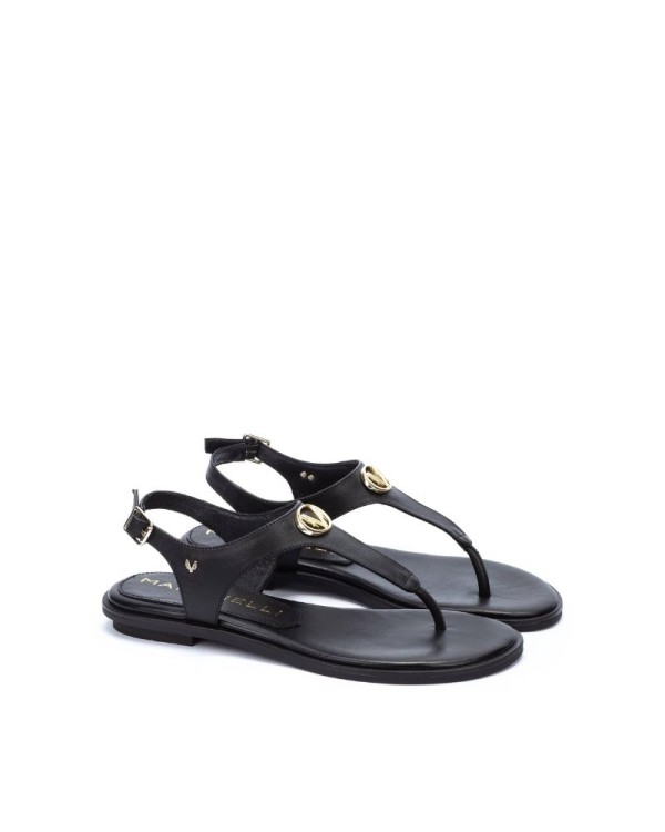  Sandalias De dedo Mujer MARTINELLI Negro MAZZINI 1535 B006Z