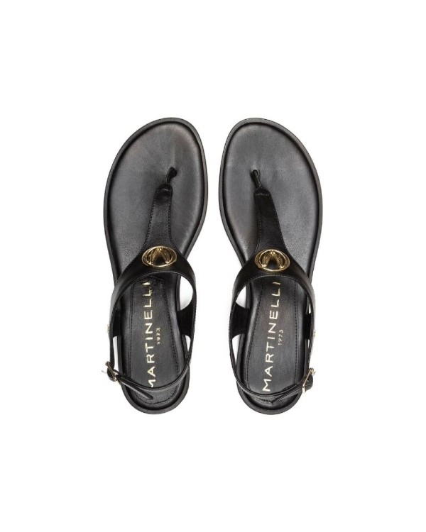  Sandalias De dedo Mujer MARTINELLI Negro MAZZINI 1535 B006Z