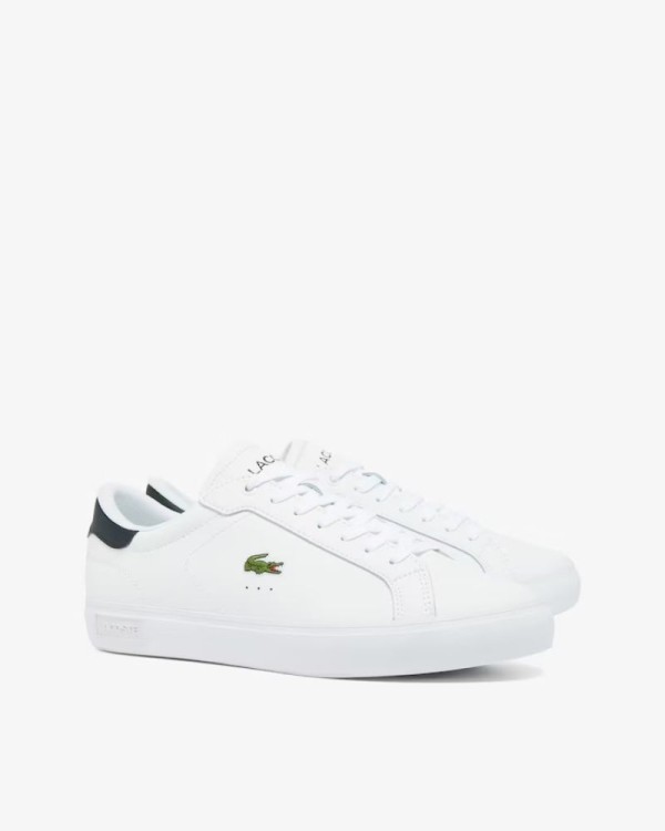 Sapatilhas Baixas Homem LACOSTE Branco 49SMA0081 POWERCOURT
