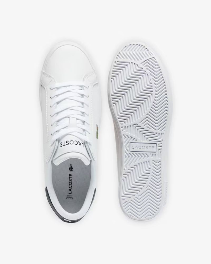 Sapatilhas Baixas Homem LACOSTE Branco 49SMA0081 POWERCOURT