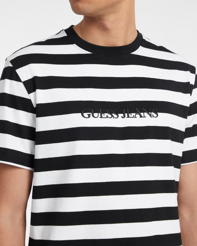 T-shirts Manga curta Homem GUESS Preto M4YI84 K9XF1